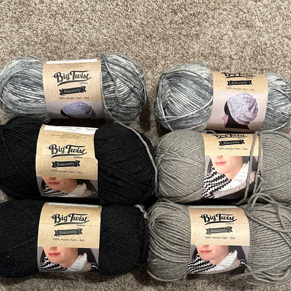 NWT Big Twist Sincerely Yarn Bundle